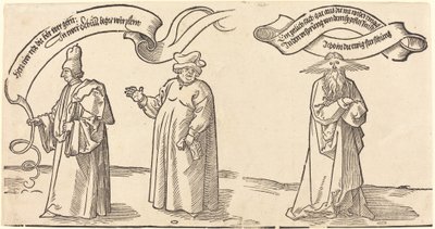 Öğretmen, Din Adamı ve Providence by Albrecht Dürer