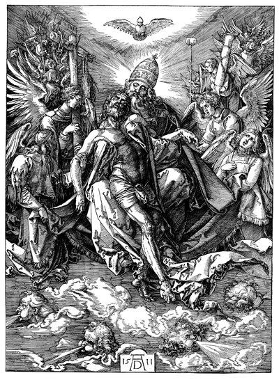 Trinity Grace Tahtı, 1511 by Albrecht Dürer
