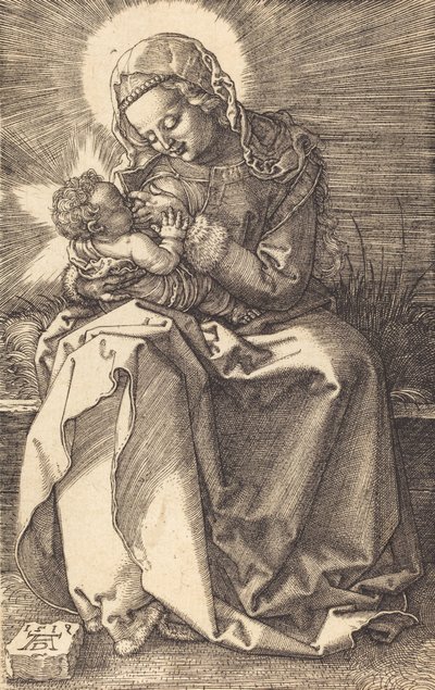 Bakirenin Çocuğu Emzirmesi, 1519. by Albrecht Dürer