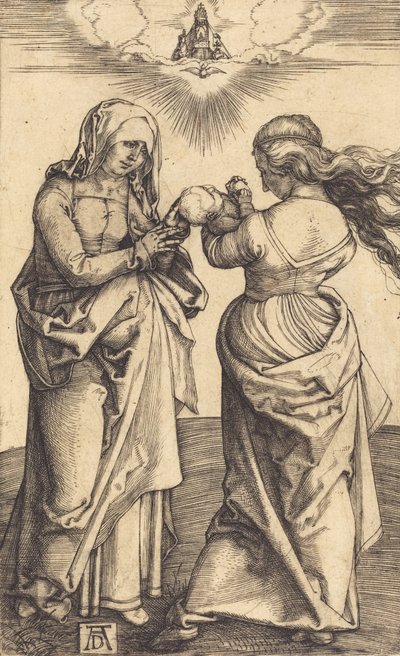 Aziz Anne ile Bakire ve Çocuk, c. 1500. by Albrecht Dürer