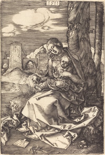 Bakire ve Armutlu Çocuk by Albrecht Dürer