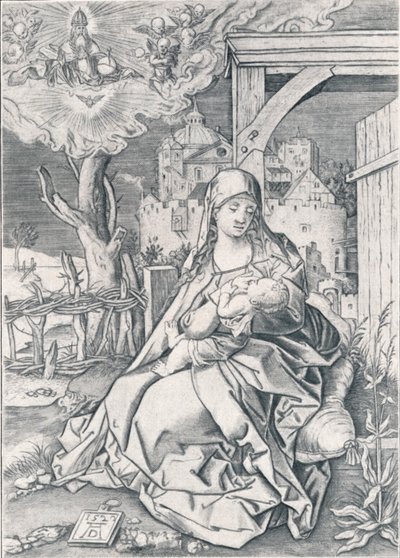 Kapıdaki Bakire, 1522 1906. by Albrecht Dürer