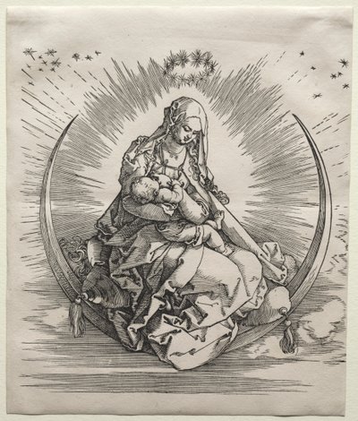 Hilal Üzerindeki Bakire by Albrecht Dürer