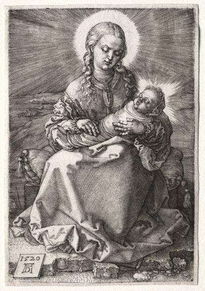 Kundaklanmış Çocuklu Bakire by Albrecht Dürer