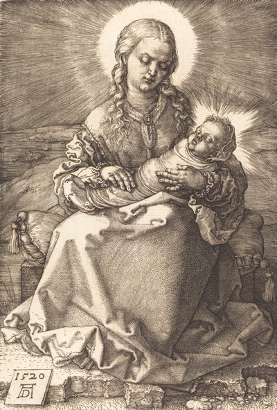 Kundaktaki Çocuklu Bakire, 1520. by Albrecht Dürer