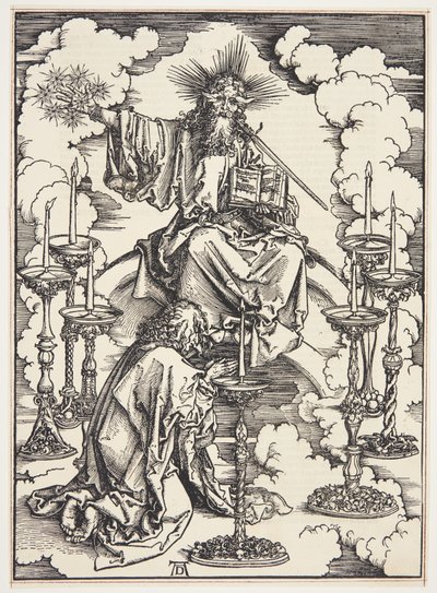 Yedi Şamdan Vizyonu by Albrecht Dürer