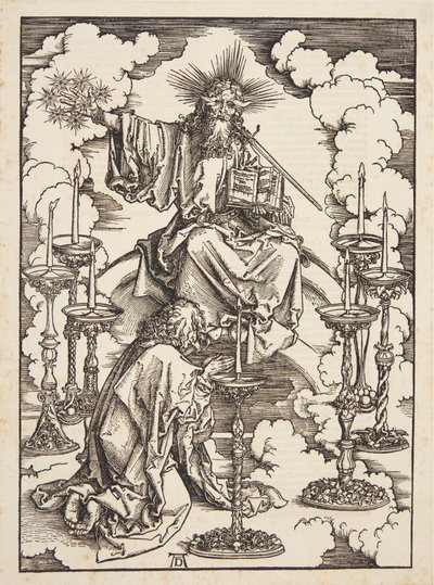 Yedi Şamdan Vizyonu by Albrecht Dürer