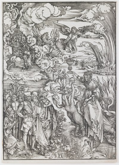 Kıyamet dizisinden Babil Fahişesi by Albrecht Dürer