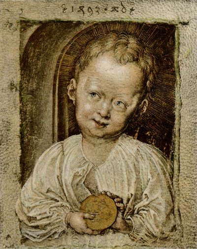 Kurtarıcı olarak çocuk İsa by Albrecht Dürer