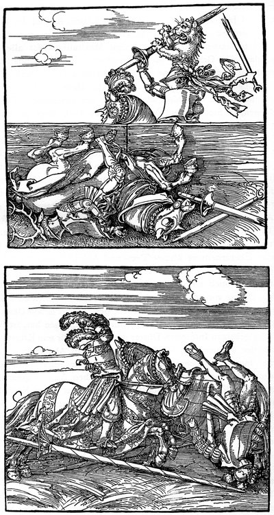 Turnuva sahneleri, 1515-1516, 1936 by Albrecht Dürer