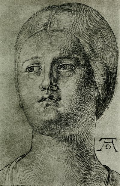 Venedikli kadının kafası by Albrecht Dürer