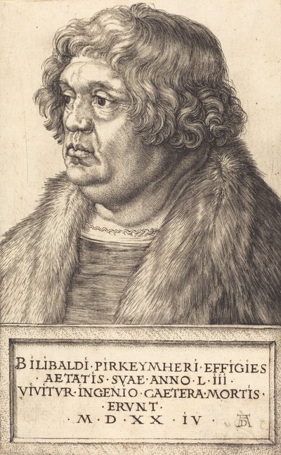 Willibald Pirckheimer, 1524. by Albrecht Dürer