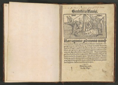 Stultifera navis (Aptallar Gemisi) by Albrecht Dürer and Various Artists, Sebastian Brant