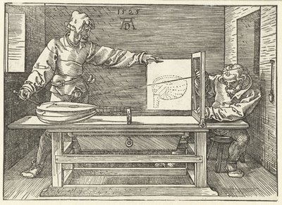 Lavta çizen sanatçı by Albrecht Dürer or Duerer