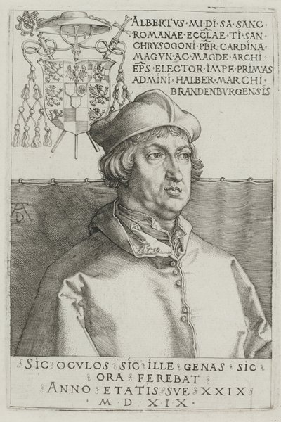 Brandenburg Kardinal Albrecht by Albrecht Dürer