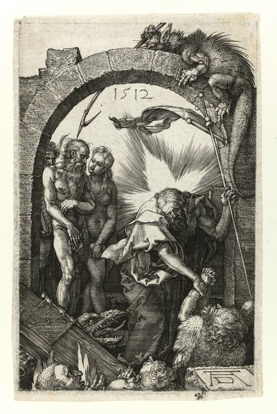 Arafta İsa (Adem ve Havva ile birlikte) by Albrecht Dürer