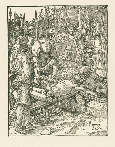 İsa Çarmıha Gerilirken, 1509 civarı (gravür) by Albrecht Dürer or Duerer