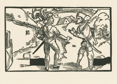 Clinia ve Syrus, c.1492-93 (gravür) by Albrecht Dürer or Duerer