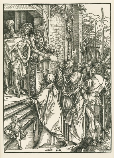 Ecce Homo, c.1498 (gravür) by Albrecht Dürer or Duerer