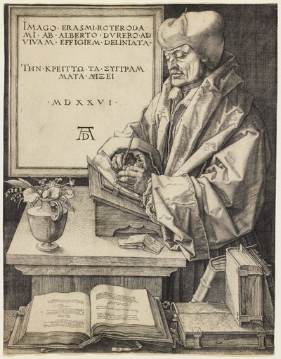 Rotterdam Erasmusu by Albrecht Dürer