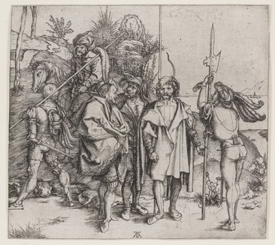 Atlı Beş Asker ve Bir Türk, 1495-96 by Albrecht Dürer