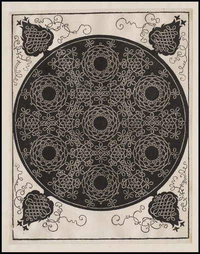 Dördüncü Düğüm, siyah merkezli 7 dairesel düğüm grubu, c.1506 by Albrecht Dürer