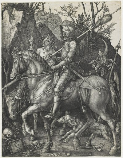 Şövalye, Ölüm ve Şeytan by Albrecht Dürer
