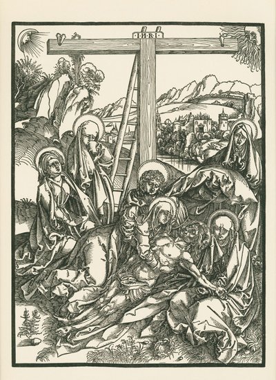 İsa İçin Ağıt, c.1500 (gravür) by Albrecht Dürer or Duerer