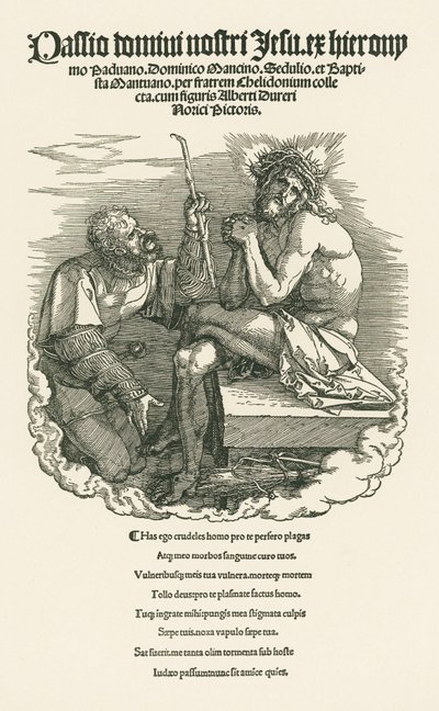 Bir Asker Tarafından Alay Edilen Acıların Adamı, c.1511 (gravür) by Albrecht Dürer or Duerer