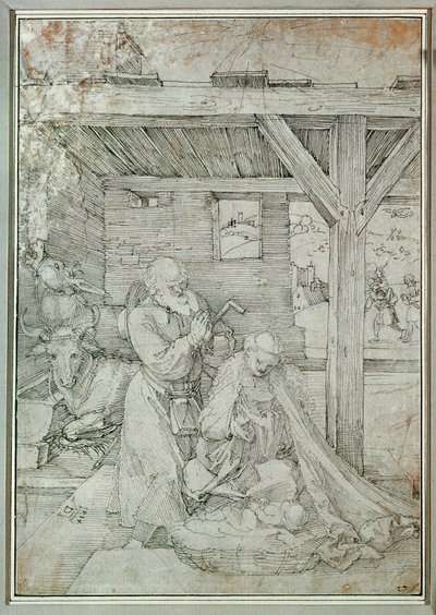 Doğuş (kalem ve mürekkep) by Albrecht Dürer or Duerer