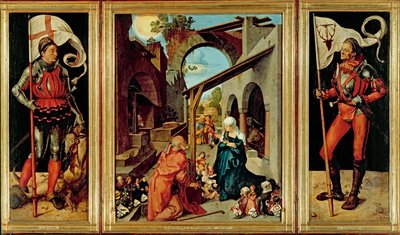 Paumgartner Sunağı, c.1500 (kireç panel üzerine yağlıboya) by Albrecht Dürer or Duerer