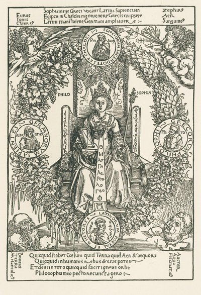Felsefe by Albrecht Dürer or Duerer
