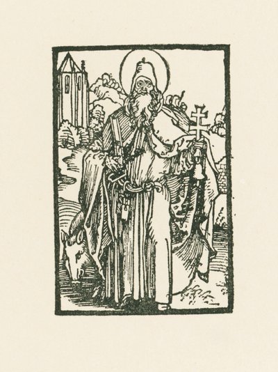 Büyük Aziz Anthony by Albrecht Dürer or Duerer