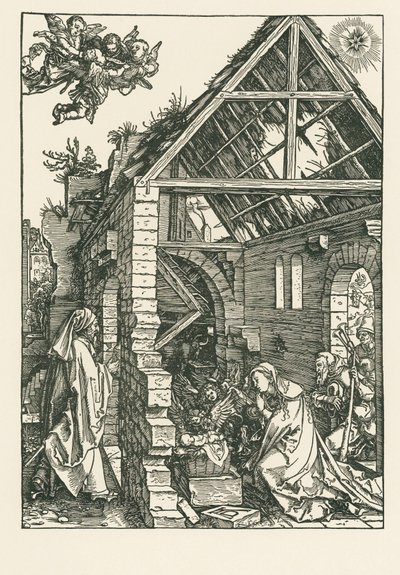 Çobanların Hayranlığı, 1502-03 civarı (gravür) by Albrecht Dürer or Duerer