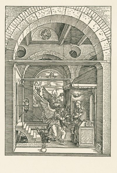 Müjde, 1503 civarı (gravür) by Albrecht Dürer or Duerer