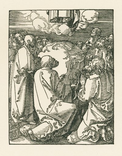 Göğe Yükseliş, 1510 civarı (gravür) by Albrecht Dürer or Duerer