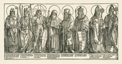 Avusturyalı Azizler by Albrecht Dürer or Duerer