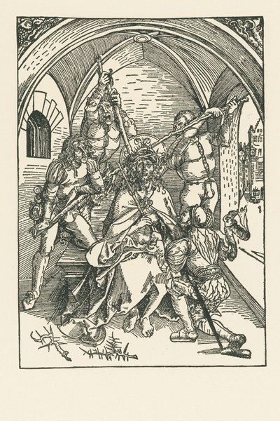 Dikenlerle Taçlandırma, c.1500 (gravür) by Albrecht Dürer or Duerer