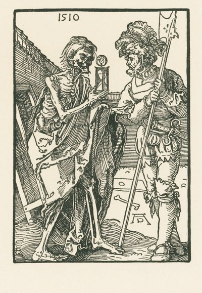 Ölüm ve Landsknecht by Albrecht Dürer or Duerer