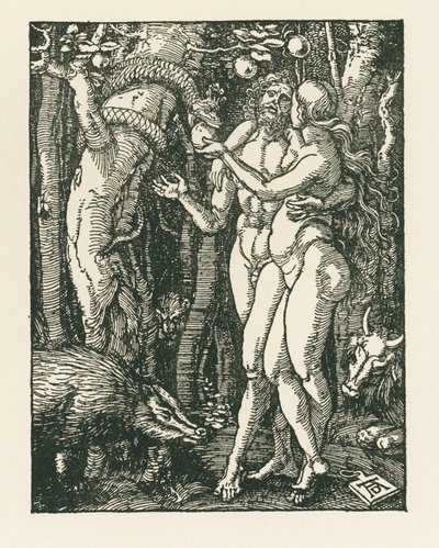 İnsanın Düşüşü, c.1510 (gravür) by Albrecht Dürer or Duerer