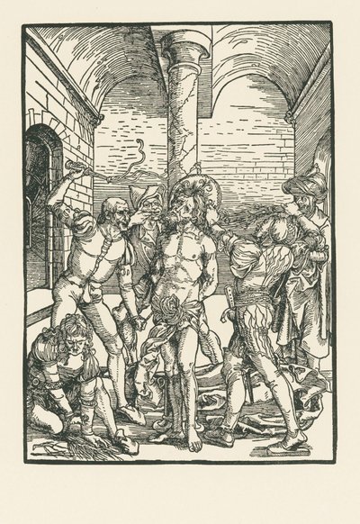 Kırbaçlanma, c.1500 (gravür) by Albrecht Dürer or Duerer