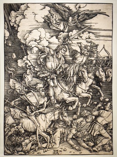 Mahşerin Dört Atlısı by Albrecht Dürer or Duerer
