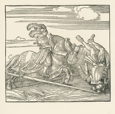 Alman Turnuvası, c.1517-18 (gravür) by Albrecht Dürer or Duerer