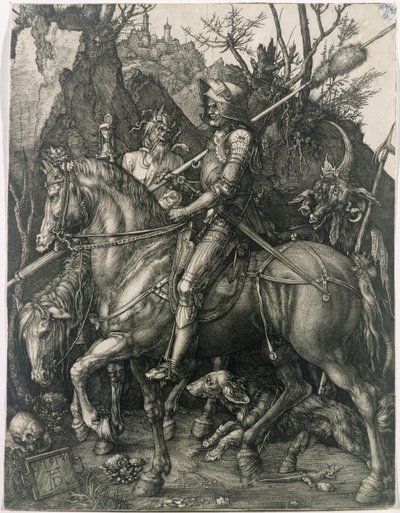 Şövalye, Ölüm ve Şeytan by Albrecht Dürer