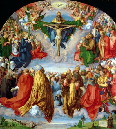 Landauer Altarpiece, All Saints Day by Albrecht Dürer