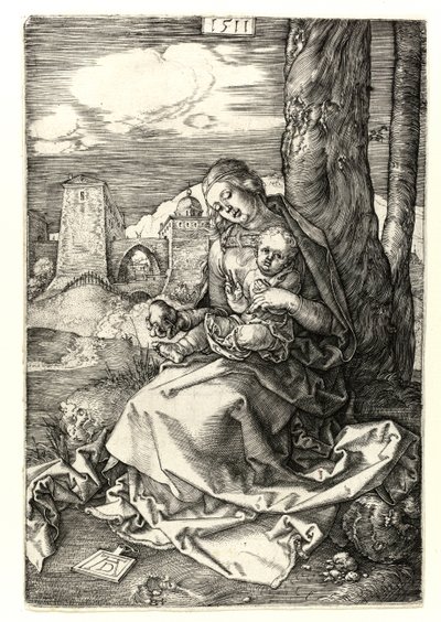 Armut ile Madonna by Albrecht Dürer