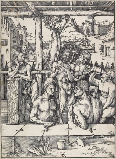 Erkekler Hamamı, c. 1496-1497 by Albrecht Dürer