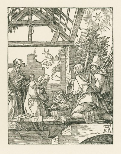 Doğuş, c.1510 (gravür) by Albrecht Dürer or Duerer
