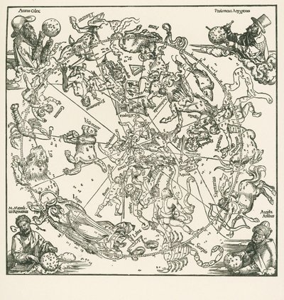 Gökkürenin Kuzey Yarımküresi by Albrecht Dürer or Duerer