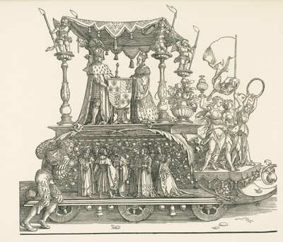 Küçük Zafer Arabası ya da Burgonya Evliliği by Albrecht Dürer or Duerer